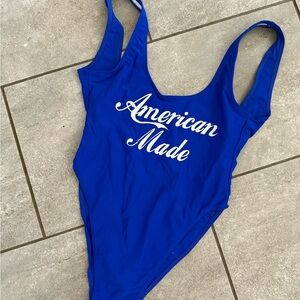 Ravesuits Women's Blue One Piece Swimsuit